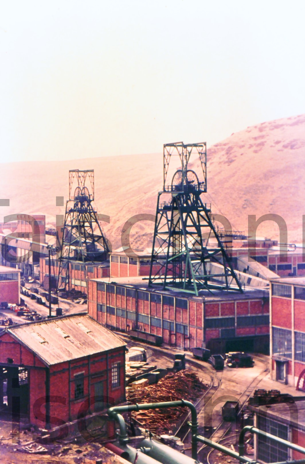 Coal - Mine in the Rhondda Valley. -  Klett Collection - Philip N Hewitt (Photographer).