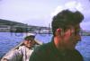 Landing by boat on Aran Island.