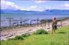 Walking near the shore in Co.Kerry.