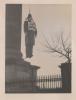 An effigy of Robert Lundy hanging near Walker’s Monument in Derry. A sign reading “Lundy the Traitor” is attached to it as part of the city’s traditional Apprentice Boys’ celebrations.