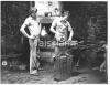 Tom Mellerick (left) the 5th generation of  farriers of Dangan.