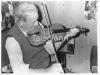 Joe Hanley of Co.Roscommon playing one of his own make of violin.