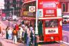 Double - decker Bus and the Queue.