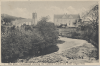 The River, Carndonagh showing the Church and Hall 