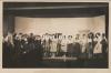 Drama members on stage - but where?